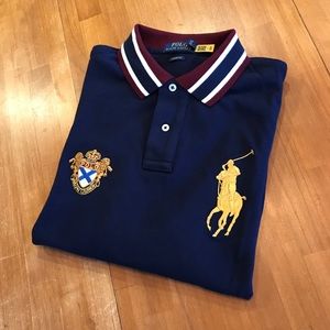 POLO RALPH LAUREN Color Tipped Big Pony Polo